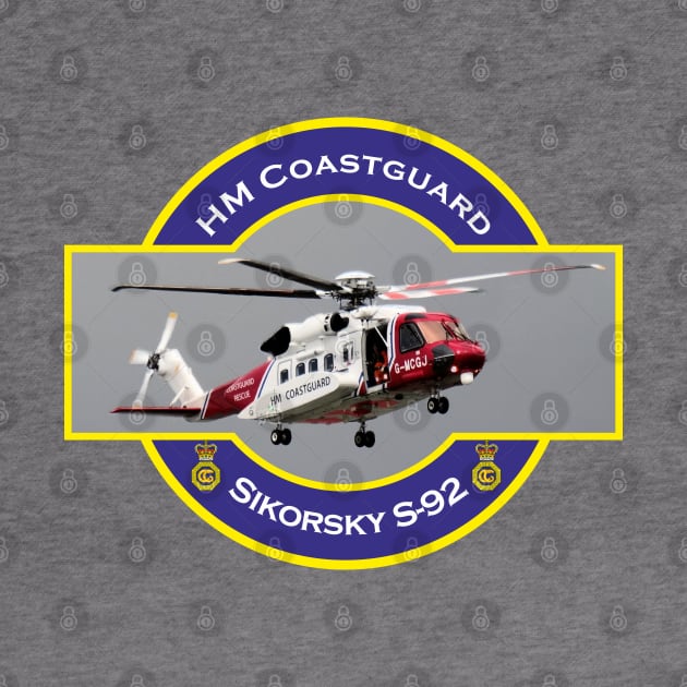 HM Coastguard search and rescue Helicopter, by AJ techDesigns